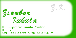 zsombor kukula business card